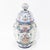 Traditional Vintage Dutch Delft Polychrome Lidded Ginger Jar in Floral Pattern For Sale - Image 3 of 17