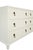 Contemporary Matthew Izzo Home Avery Antique White Lacquer Six Drawer Fluted Chest For Sale - Image 3 of 6
