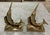Metal Pair of Vintage Swordfish / Marlin / Sailfish Bookends – Brass Finish - Heavy - Palm Beach Regency, Grandmillennial, Coastal, Ralph Lauren - See Pics! For Sale - Image 7 of 11