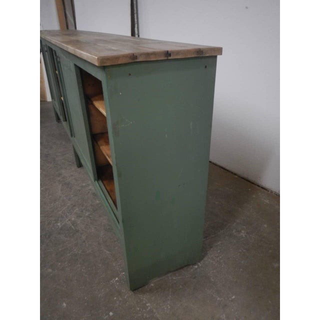 1960s Textile Industry Sideboard Counter, 1960s For Sale - Image 5 of 13