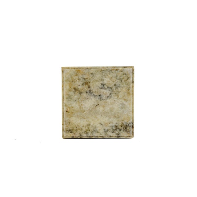 1970s Hand-Carved Soapstone Trinket Box For Sale - Image 5 of 10