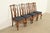 English Henredon Georgian Carved Solid Oak Dining Chairs, Set of Four For Sale - Image 3 of 16
