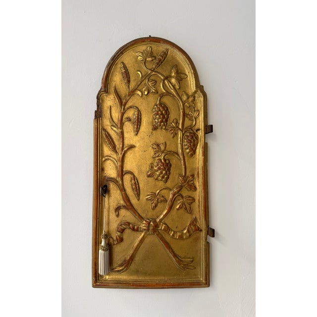 Gilded Wooden Tabernacle Door, Italy, 1800s For Sale - Image 8 of 10