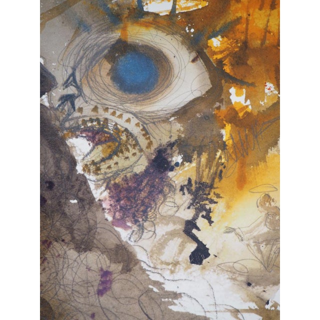 Salvador Dali, Biblia Sacra, The Demon Leviathan, Lithograph For Sale - Image 5 of 6