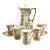 Late 18th Century Reinhold Schlegelmilch Rs Prussia Chocolate Pot and Cup Set - Set of 8 For Sale
