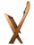 Brown 1970s Danish Modern Folding Teak Magazine Rack For Sale - Image 8 of 13