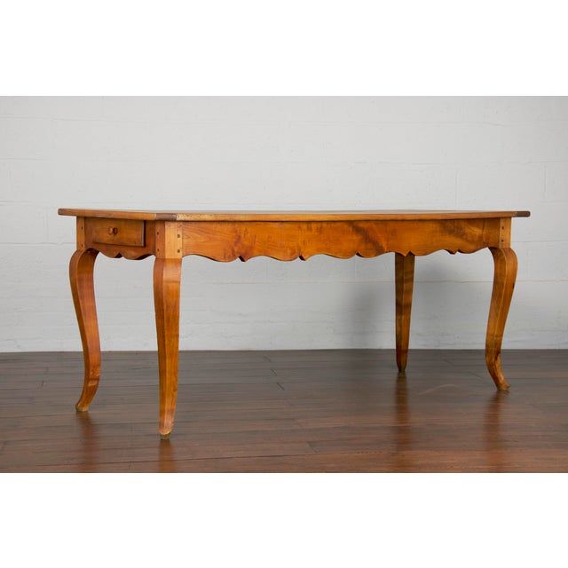 Antique Country French Provincial Fruitwood Harvest Dining Table Chairish