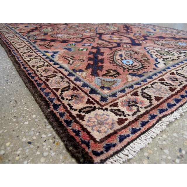 Textile Galerie Shabab Collection Mid-20th Century Persian Hamadan Rug For Sale - Image 7 of 8