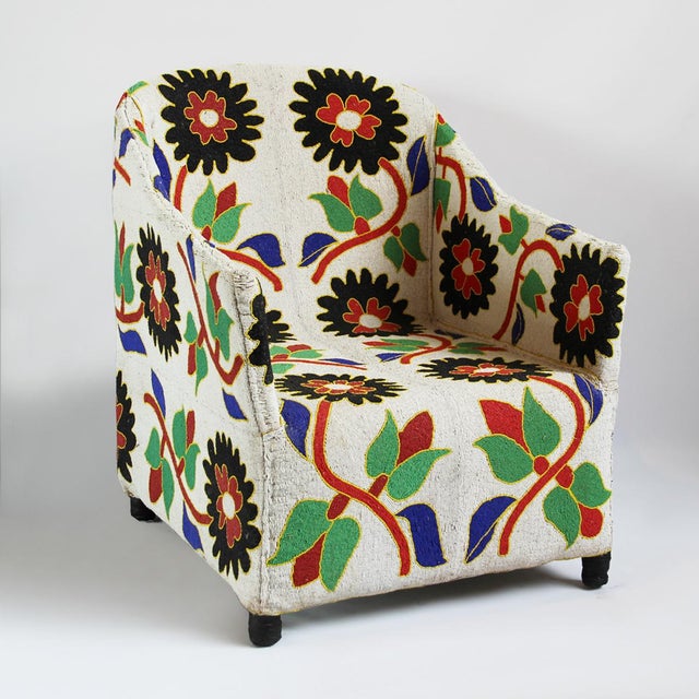 Yoruba Beaded Chair | Chairish