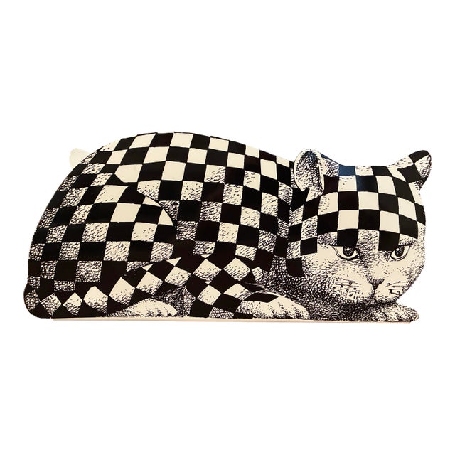 Fornasetti Cat Magazine Rack For Sale