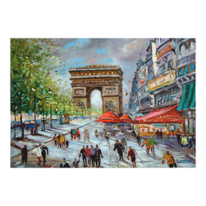 Francois Dubois Champs Elysees Signed & Numbered Giclee