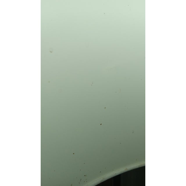 Metal Modified Classical Floor Lamp House Light With Sleek Details; Satin Silver Base, Elegant Charcoal Shade | Fabric Acrylic on Found Ul Lighting Element For Sale - Image 7 of 7