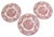 Wood & Son English Scenery Pink Wood & Sons Transferware Plates - Set of 3 For Sale - Image 4 of 4