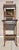 Antique 19th-century bamboo lacquered display stand made in France. The Japaned panels are painted in gilt floral sprays;...