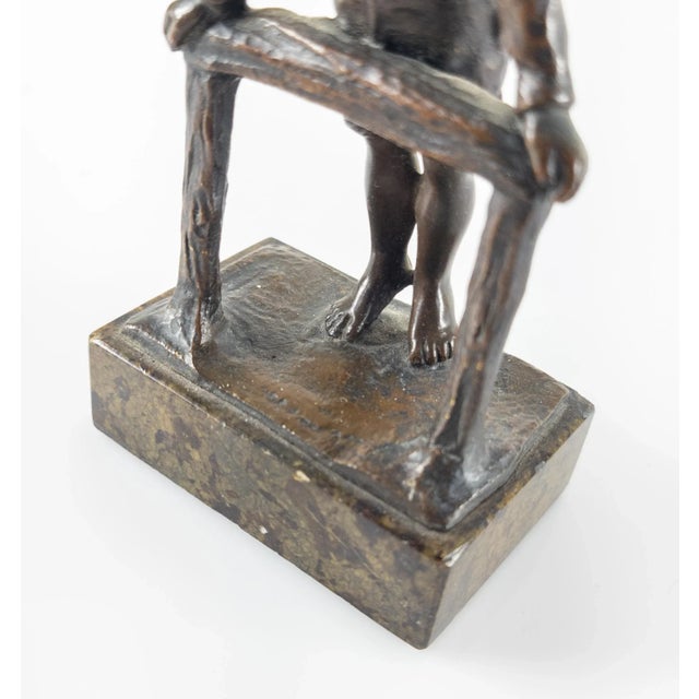 Early 20th Century Austrian German Bronze Boy Figure For Sale - Image 4 of 10