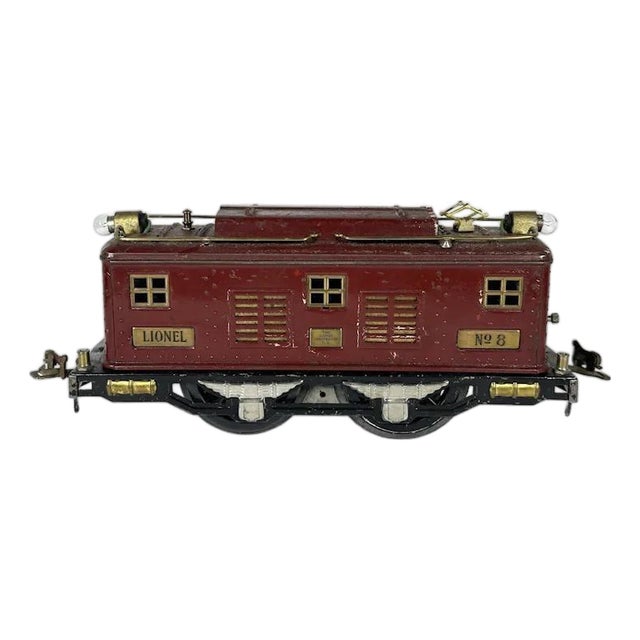 Early 20th Century Prewar Lionel Standard Gauge No. 8 Electric Locomotive For Sale