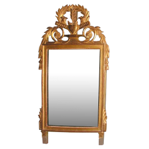 French Giltwood Louis XVI Style Mirror
