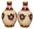 Art Deco Vases by Henri Delcourt for Desvres, 1930s, Set of 2 For Sale