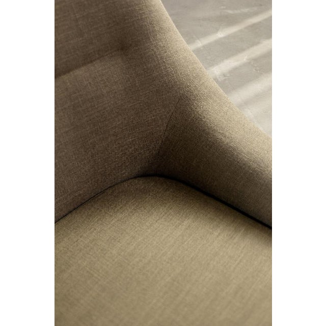 Mid-Century Modern Mid-Century Modern Scandinavian Two-Seater Grace Sofa in Brown Fabric from Ikea, 1961 For Sale - Image 3 of 18