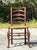 Sienna Vintage Boho 19th Century Ladderback Chair For Sale - Image 8 of 12