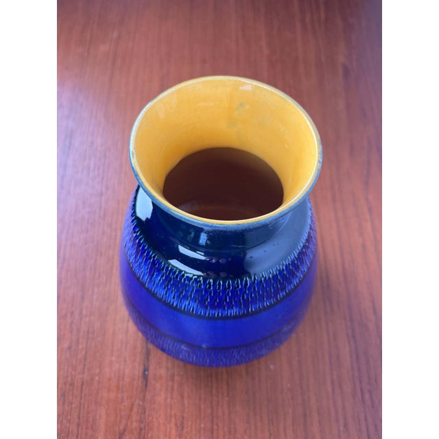 Vintage West German Pottery WGP Vase from Bay, 1970s For Sale - Image 11 of 14