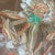 Mid-Century Modern 1970s Cereus Flower Fabric Art Painting Framed, Unisgned For Sale - Image 3 of 6