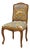 1950s French Carved Oak Chair in Brunschwig & Fils Chinoiserie Leopard Fabric For Sale