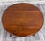 This is a beautiful vintage Mid-Century Modern round walnut coffee table dating to 1953. Featuring a richly grained...