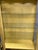 Wood Vintage French Provincial Style Tall Glass Display Curio Cabinet For Sale - Image 7 of 7