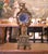 Mid 18th Century 18th Century Italian Baroque Carved Giltwood Reliquary Mirror For Sale - Image 5 of 7