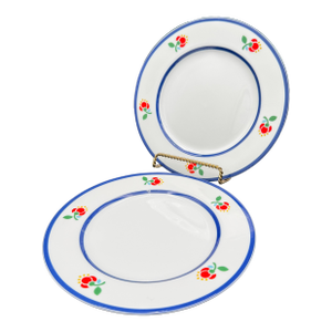 1980s Fitz and Floyd "Fleuri" Salad Plates- Set of 2