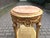 Pink 1970s French Louis XVI Gilt Beech Pink Marble Side Table For Sale - Image 8 of 11