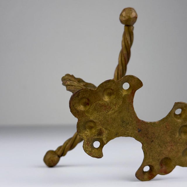 Antique Early 20th Century Bronze Wall Hook, Italy For Sale - Image 10 of 17