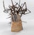 Mid-Century Modern Brutalist Abstract Nail Sculpture on Wood Base For Sale - Image 11 of 12