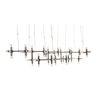 Large Modular Chandelier by Robert Haussmann, Switzerland, 1960s For Sale