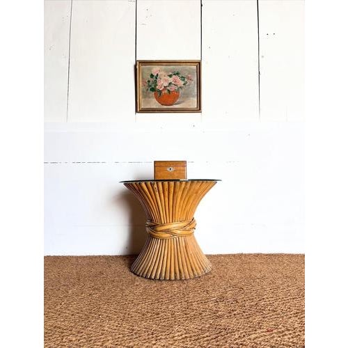 Sheaf of Wheat Coffee Table from McGuire, 20th Century For Sale - Image 10 of 10
