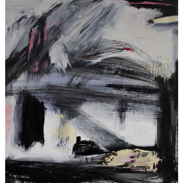 Abstract "Yearning a Sacrament of Sanctification" Original Abstract Painting by Brian Jerome For Sale - Image 3 of 3