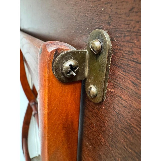 Early 20th Century English Regency Style Folding Coaching Table in Mahogany Wood For Sale - Image 9 of 14
