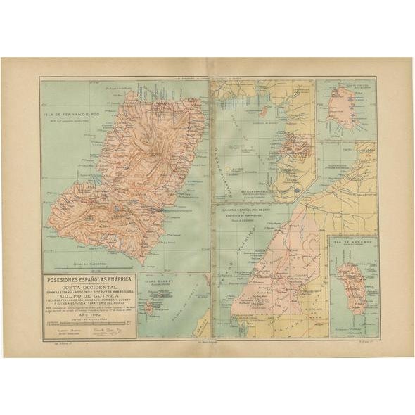 Spanish Territories in West Africa, 1903 For Sale - Image 10 of 10