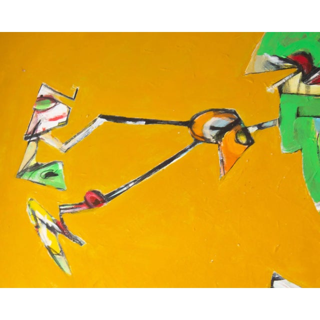 Paper Abstract Acrylic on Paper Painting by James L. Bruch For Sale - Image 7 of 7