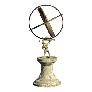 Vintage Regency Patinated Sundial