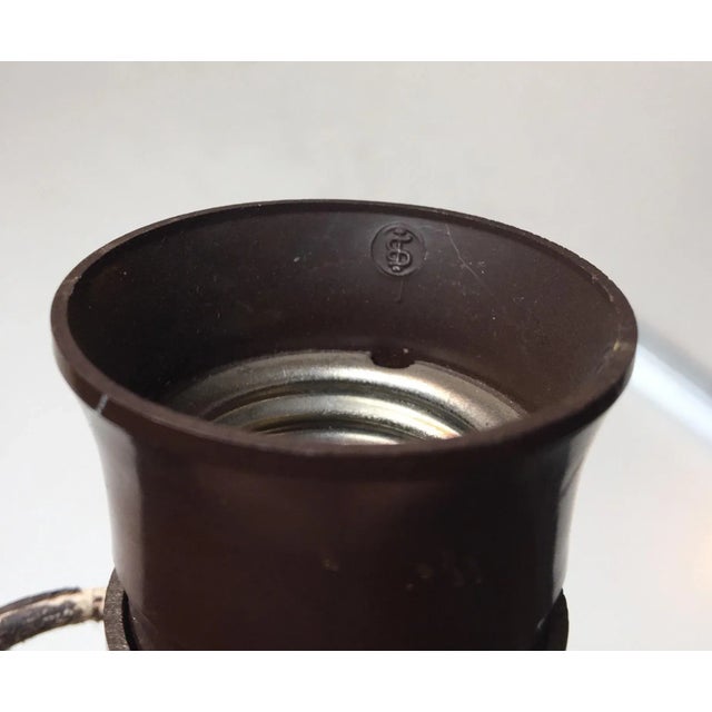 Severin Hansen Mid-Century Teak Satellite Table Lamp by Severin Hansen for Haslev Møbelsnedkeri, 1950s For Sale - Image 4 of 5