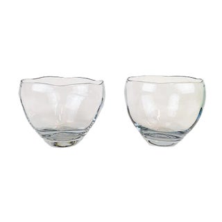 Crystal Bowls by Asta Strömberg, 1950s, Set of 2 For Sale