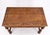 Brown Heavily Fine Carved Oak Small Partners Desk Console Writing Table Mint For Sale - Image 8 of 18