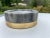 Italian Grey Vide Poche Ashtray in Marble and Brass, 1960 For Sale - Image 4 of 9