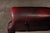 Tufted Churchill Style Recliner With Ottoman in Oxblood For Sale - Image 13 of 15