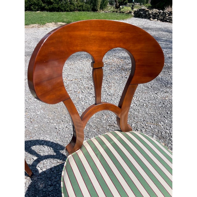 Art Deco Late 20th Century Art Deco-Style Dining Side Chairs For Sale - Image 3 of 7
