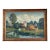 Vintage Original Large Landscape Oil Painting, Signed Countryside Art For Sale