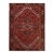 1960 10'x12'9" Crimson Red Pure And Soft Wool Sheared Low Semi Antique Oriental Rug For Sale