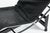 Cassina Lc4 Black Leather Chaise Lounge Chair by Le Corbusier 1994 For Sale - Image 15 of 18